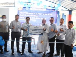 Pimpinan Bank BJB Bandarlampung Serahkan CSR Pembangunan Kantin di IIB Darmajaya