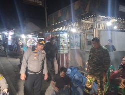Beri Rasa Aman Saat Perayaan Tahun Baru, Koramil 03/PNH Gelar Patroli Gabungan 
