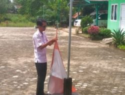 Lagi!! Bendera Robek Berkibar Di Tubaba, Kali ini Lokasinya Dekat Dengan Mapolsek Lambu Kibang