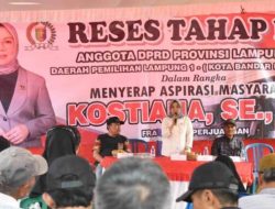 Kostiana Serap Aspirasi Tahap II Di Kecamatan Kedamaian Bandar Lampung