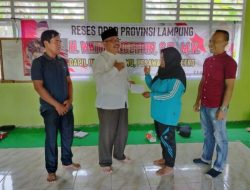 Reses : Masyarakat Cibalong Pesawaran Curhat Dengan Watoni Soal Sumur BOR
