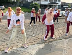 Elly : Jaga Kebugaran dan Kesehatan Tubuh, PIRA Lampung Gelar Silaturahmi dan Senam Bersama