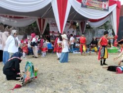 HUT ke-78 RI : Kuda Lumping Menari Di Halaman DPD Gerindra Lampung