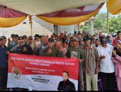 Reses : Dihadapan Sahlan, Warga Purwosari Natar Keluhkan Akses Jalan
