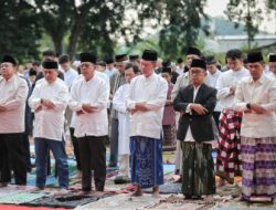 Mingrum Gumay Shalat Idul Adha di Saburai