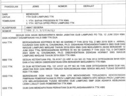 Wakil ketua DPRD Lampung Benarkan Kegaduhan Nama Pj Gubernur