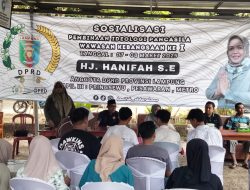 Hanifah, Tanamkan Nilai Pancasila ke Pemuda – Pemudi Karang Taruna Desa Gayau