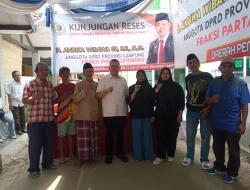 Reses di Kecamatan Panjang, Andika Wibawa Dikeluhkan Minimnya Bak Sampah hingga Penerangan Jalan