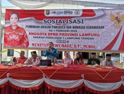 Dewi Nadi Teguhkan Pancasila di Simpang Agung